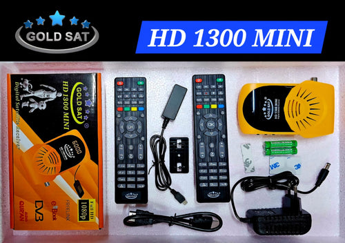 Box satellite tv gold sat hd 1300